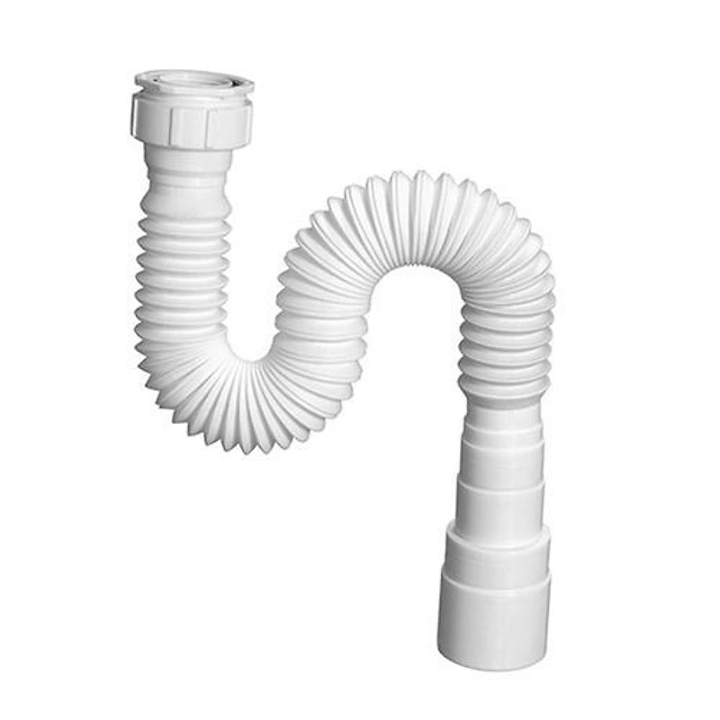 Sifão Plástico Flexível Branco com Anel PVC Krona — Campinas