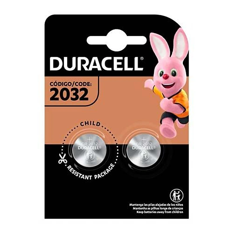 Pilha Moeda de Lítio CR2032 3V Duracell Cartela com 2 Unidades — Campinas