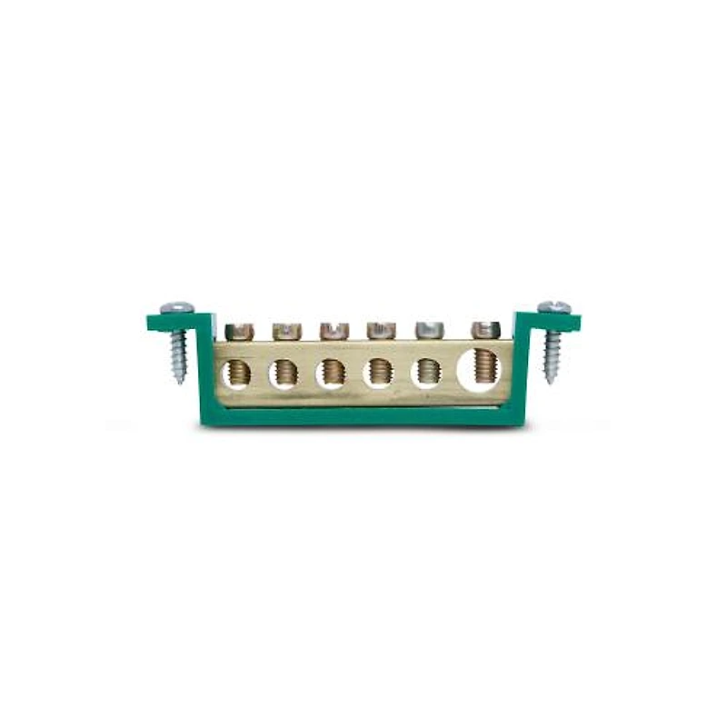 Barramento DIN Terra 6 Terminais com Suporte 70mm Steck SBT6 — Campinas