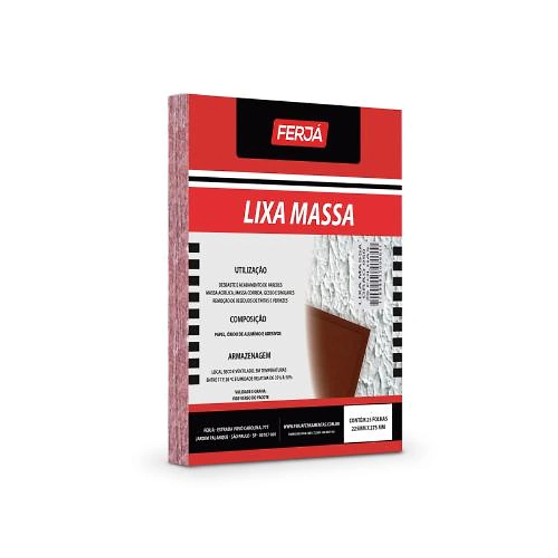 Lixa para Massa Grão 50 Ferja A-230 FL0LN0806 — Campinas