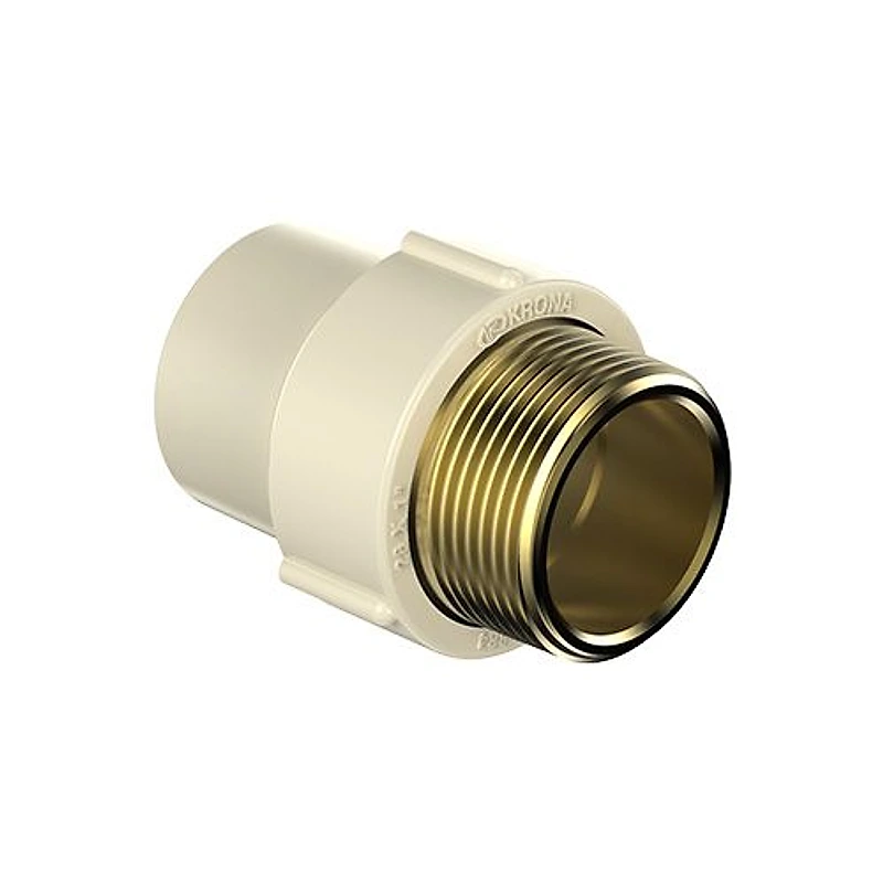 Conector CPVC Água Quente com Rosca Metálica 22mm x 3/4" Ultraterm Krona — Campinas