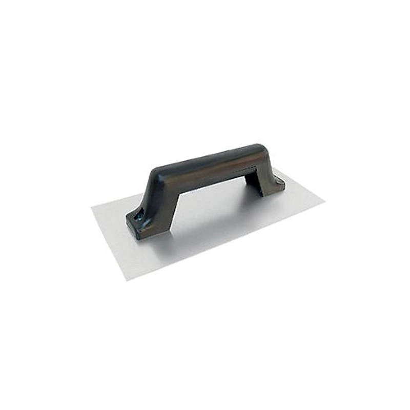 Desempenadeira de Aço Lisa 12x24cm Cabo Plástico Thompson — Campinas
