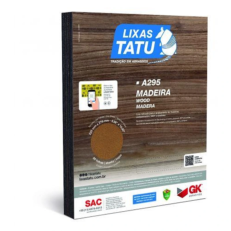 Lixa para Madeira 150 Tatu — Campinas