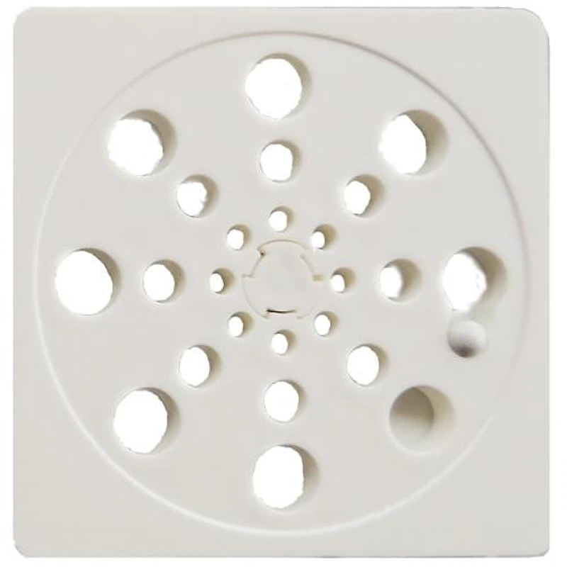 Grelha PVC Quadrada Abre/Fecha 10cm Branca Overtime — Campinas