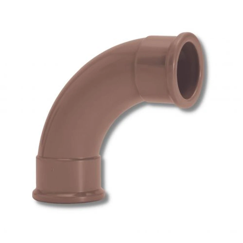 Curva Longa Soldável 90° 3" (85mm) Marrom Amanco — Campinas