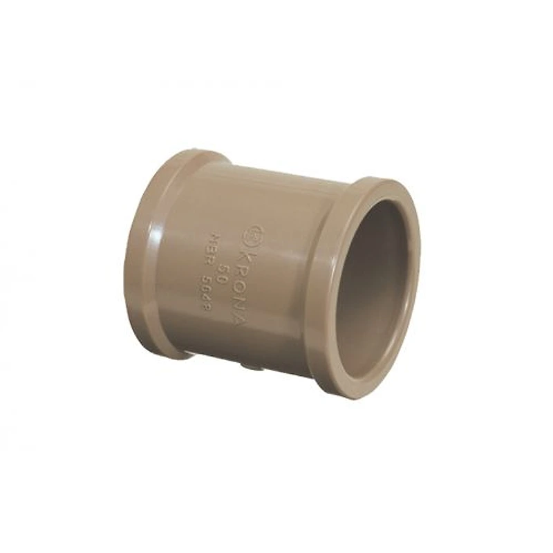 Luva Soldável 2.1/2" (75mm) em PVC Marrom Krona — Campinas