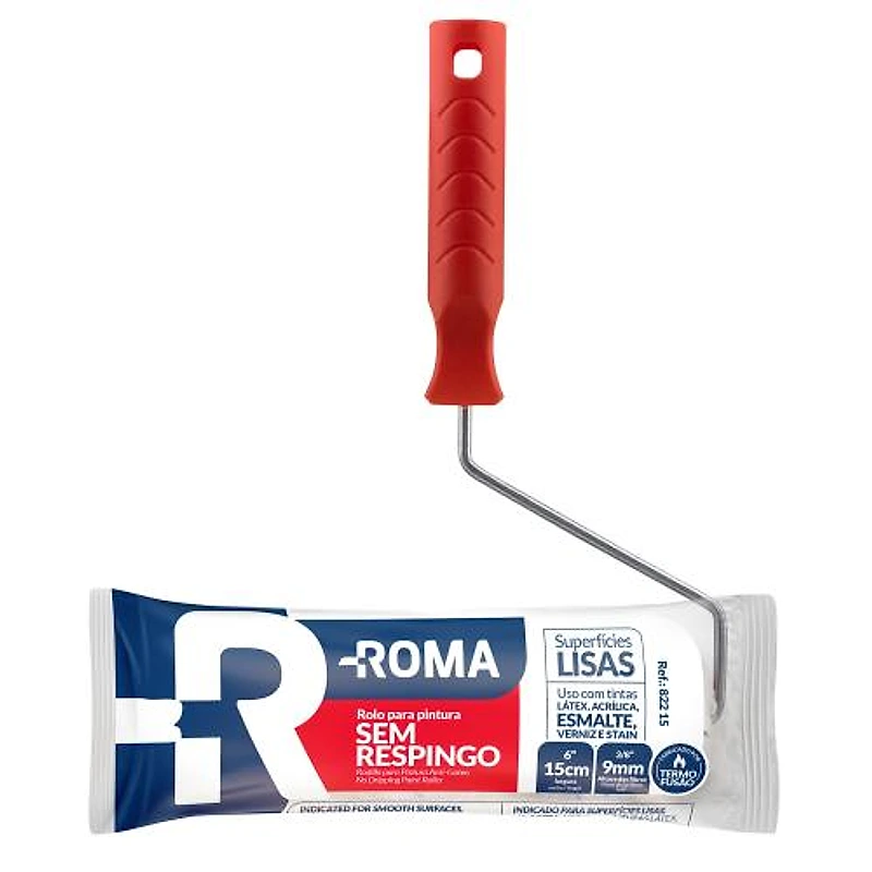 Rolo de Lã Sem Respingo 5cm com Cabo Roma 822/05 — Campinas
