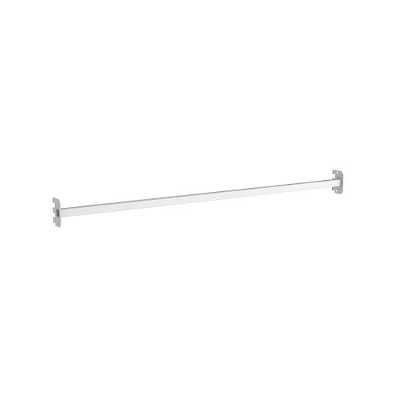 Porta Gancheira em Aço para Gôndola Fit 90cm com 5 Peças Branco Amapá — Campinas