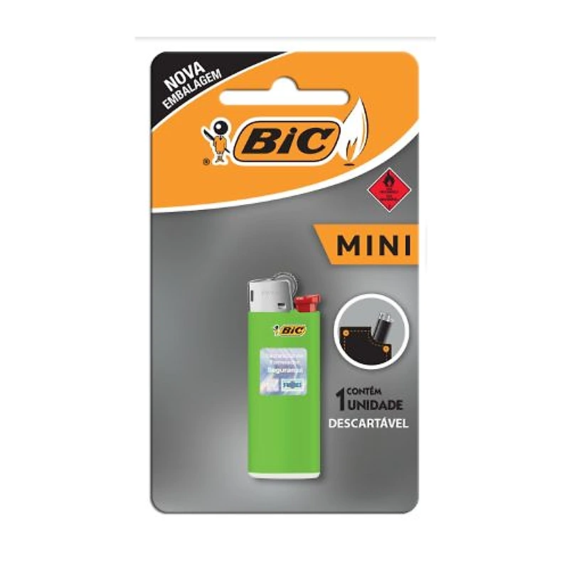 Caixa com Isqueiros Descartáveis Mini J5 Bic 50 Unidades — Campinas