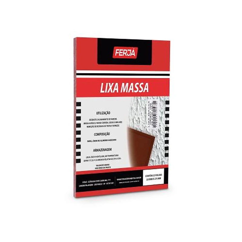 Lixa para Massa Grão 150 Ferja A-230 FL0LN0811 — Campinas