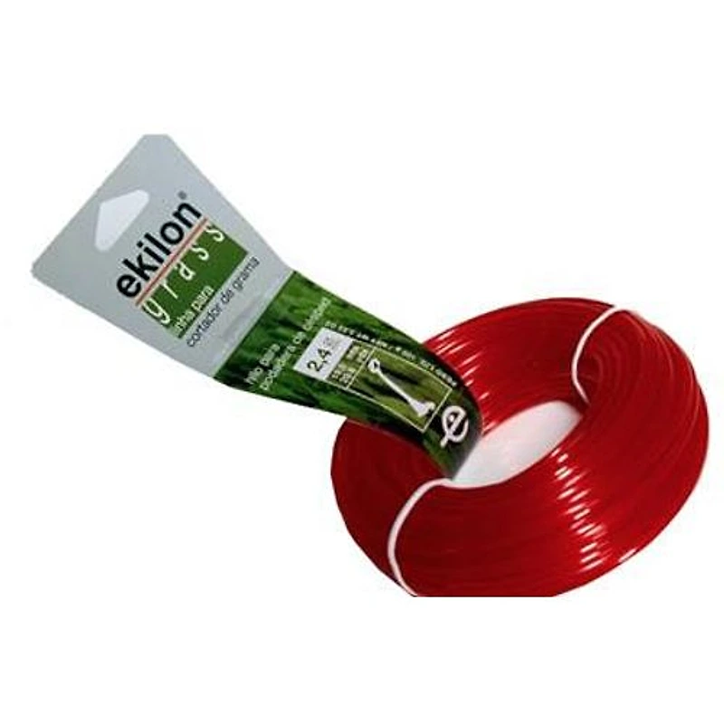 Fio de Nylon para Cortador de Grama Redondo 1,8 mm x 34 m 100 g Vermelho Ekilon 007015 — Campinas