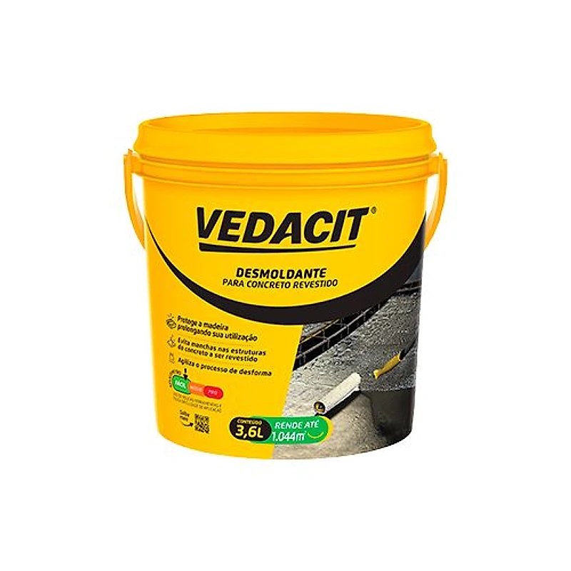 Desmoldante para Fôrmas de Concreto 3,6L Vedacit — Campinas