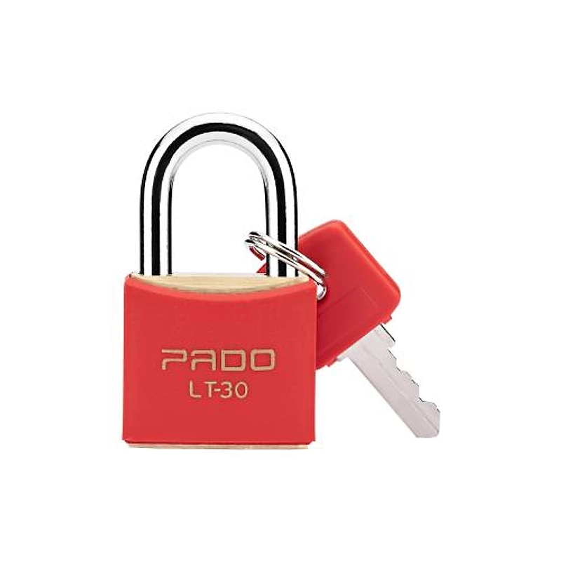 Cadeado de Latão Colorido 30mm Vermelho Pado 51016412 — Campinas