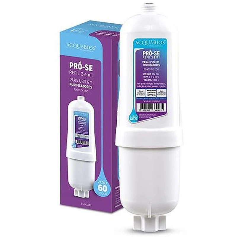 Refil para Purificador de Água Compatível Soft Everest Acquabios — Campinas