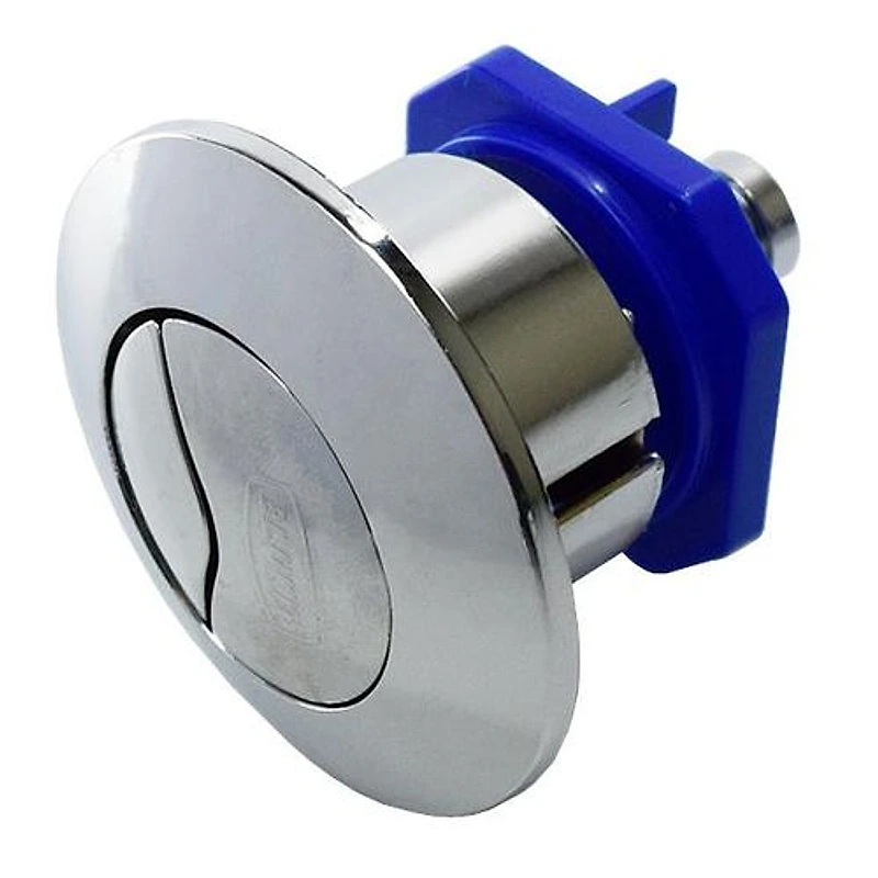 Botão Acionador Superior Cromado Dual Flux 3/6L Blukit — Campinas