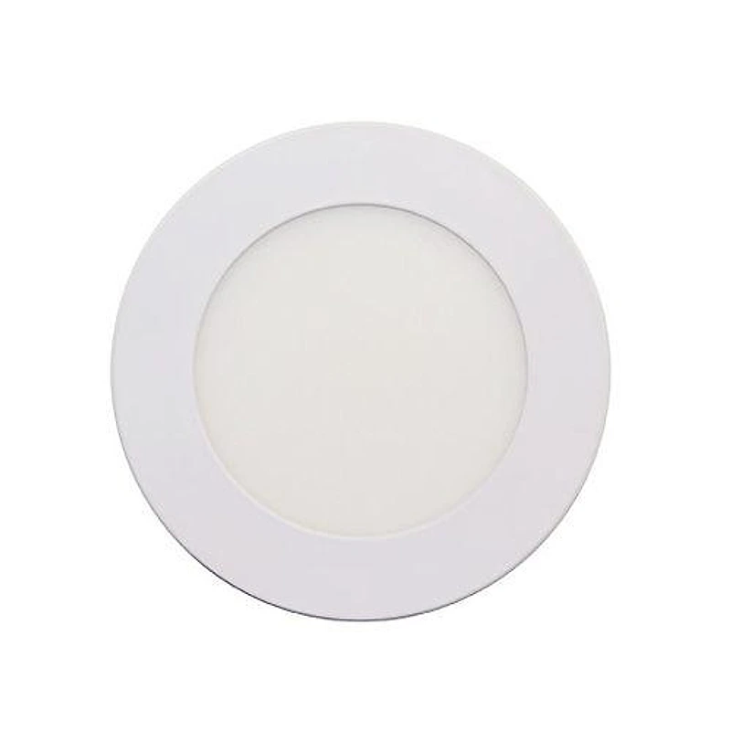 Painel LED Embutir Redondo 18W Branca Fria 6500K Alumínio Foxlux — Campinas