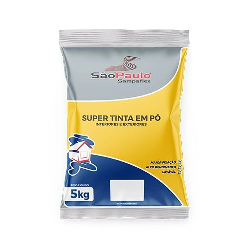 Tinta em Pó Sampaflex Branco Pote 5kg — Campinas