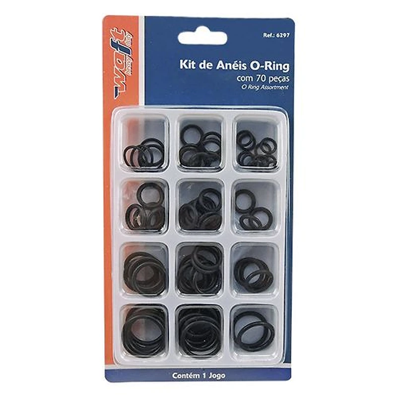 Kit de Anéis O-Ring Variados 70 Peças em Blister Waft 6297 — Campinas