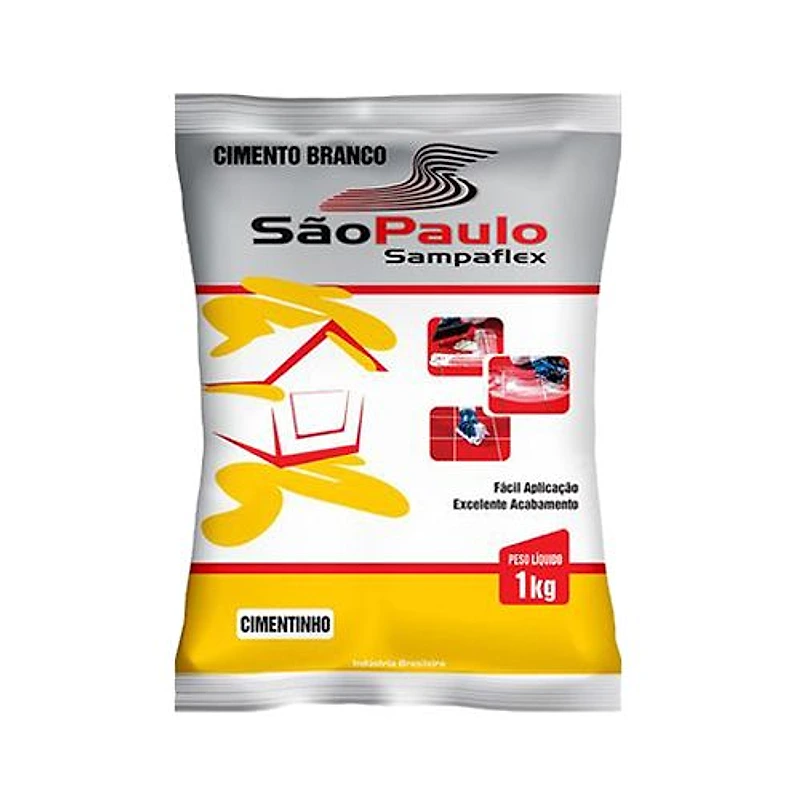 Cimento Branco 1kg Sampaflex — Campinas