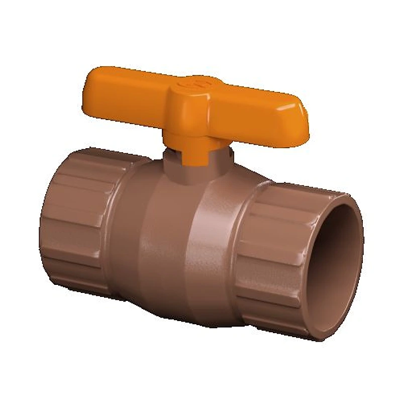 Registro de Esfera Soldável 1/2" (20mm) em PVC Marrom Krona — Campinas