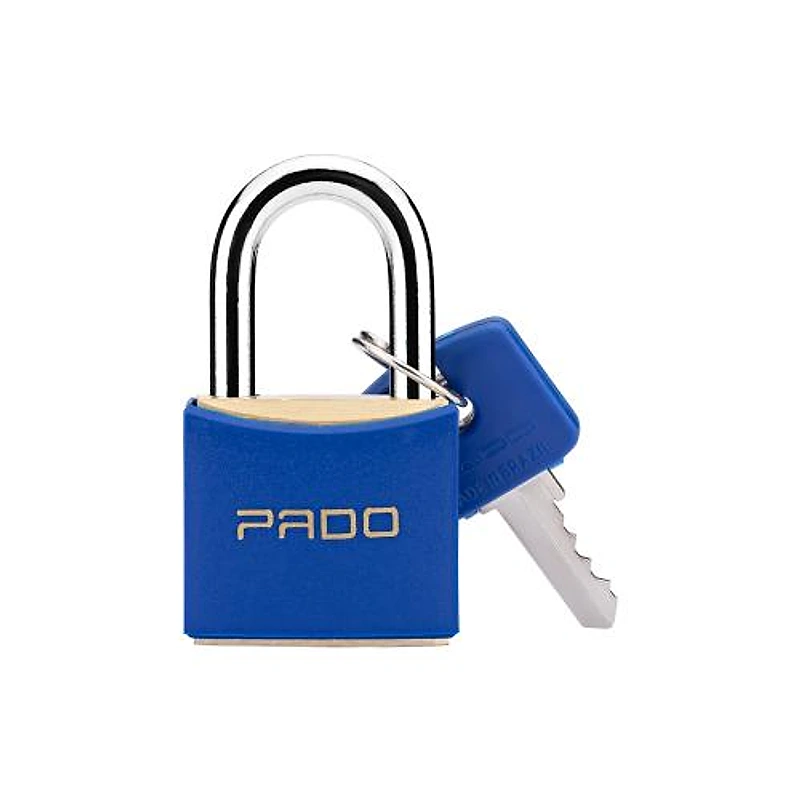 Cadeado de Latão Colorido 25mm Azul Pado 51016379 — Campinas