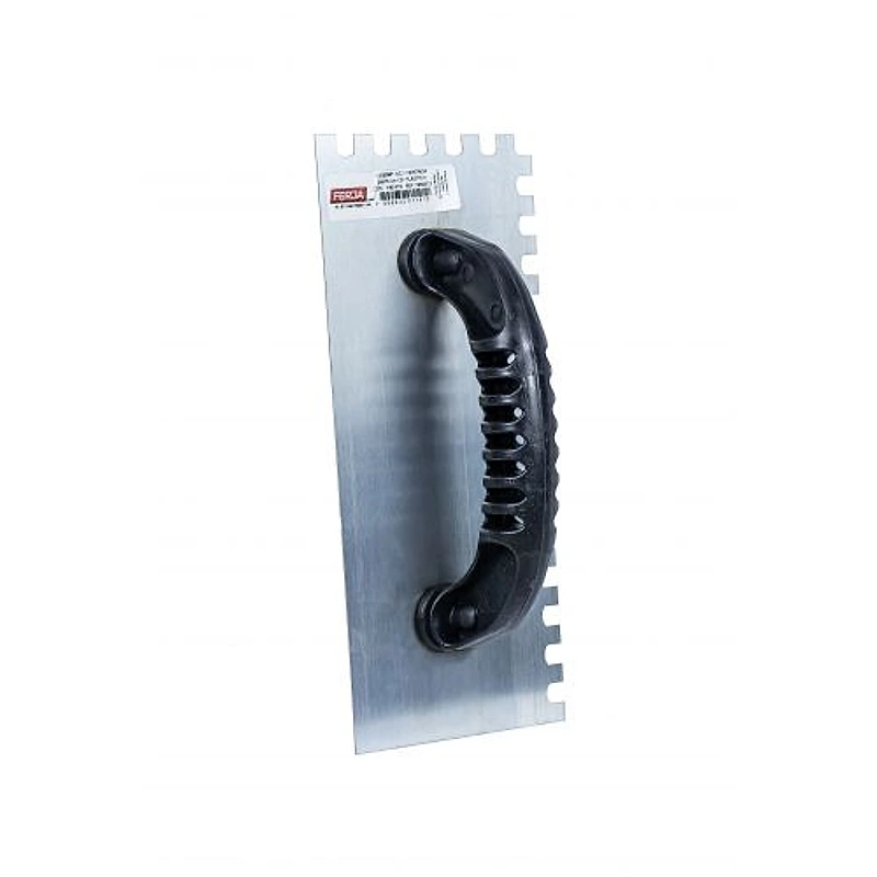 Desempenadeira de Aço Dentada 10x24cm com Cabo Plástico Ferja — Campinas