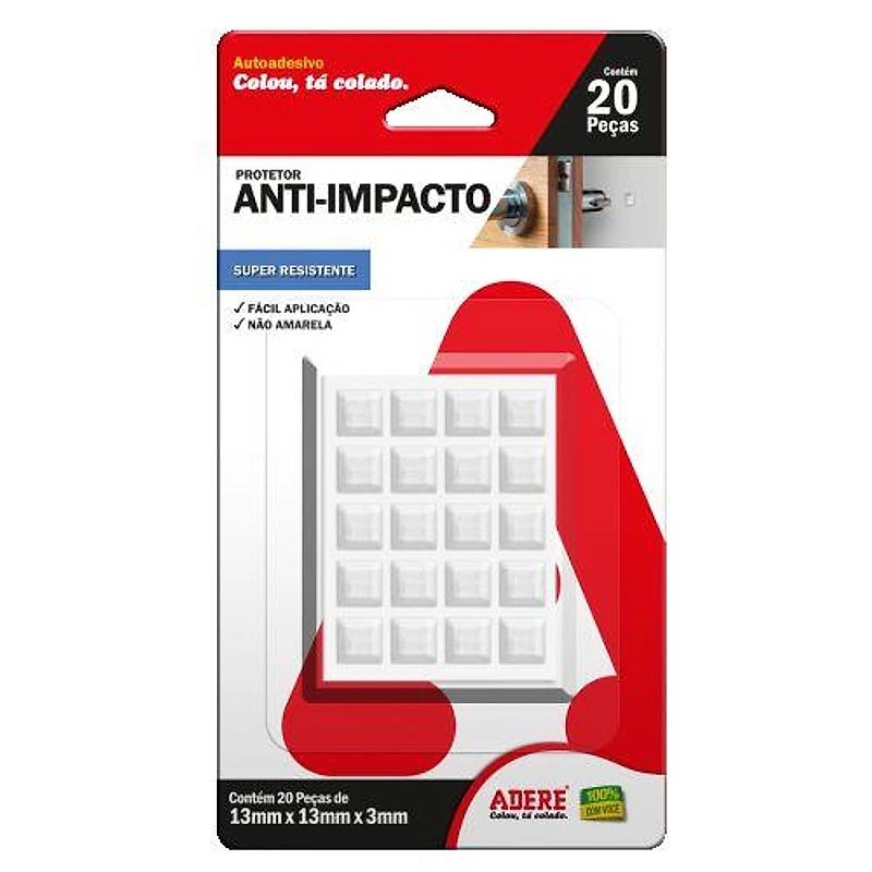 Protetor Anti-Impacto Circular Adesivo 13mm Cartela com 20 Peças Adere — Campinas