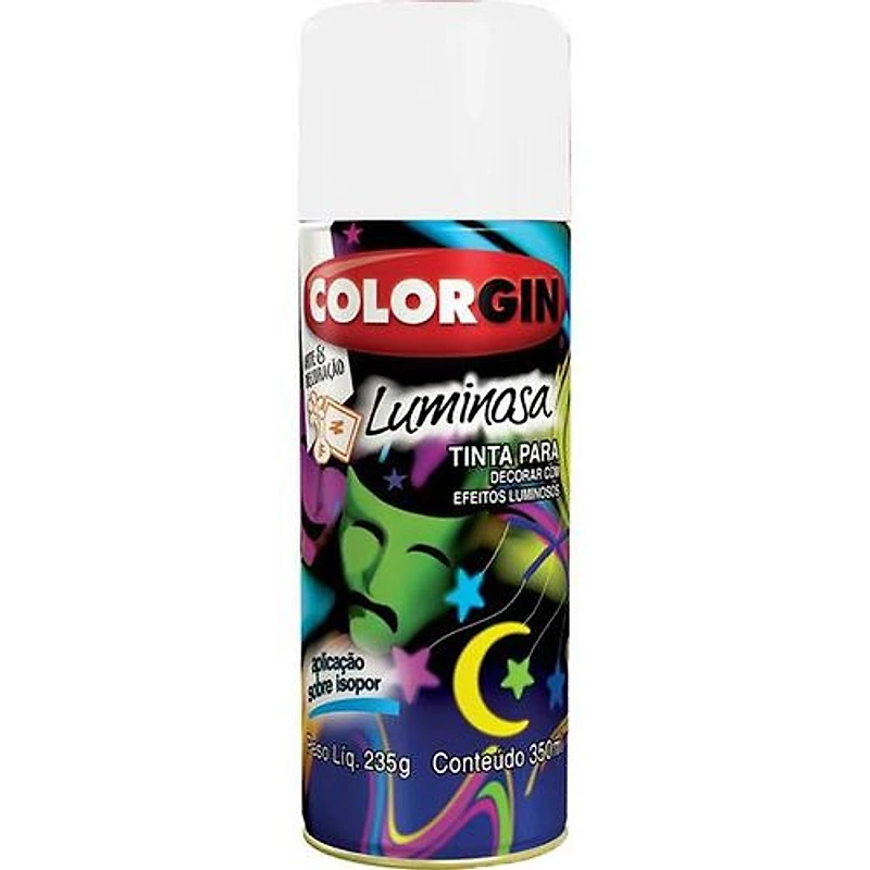 Tinta Spray Fundo Branco para Luminosa 350ml Colorgin — Campinas