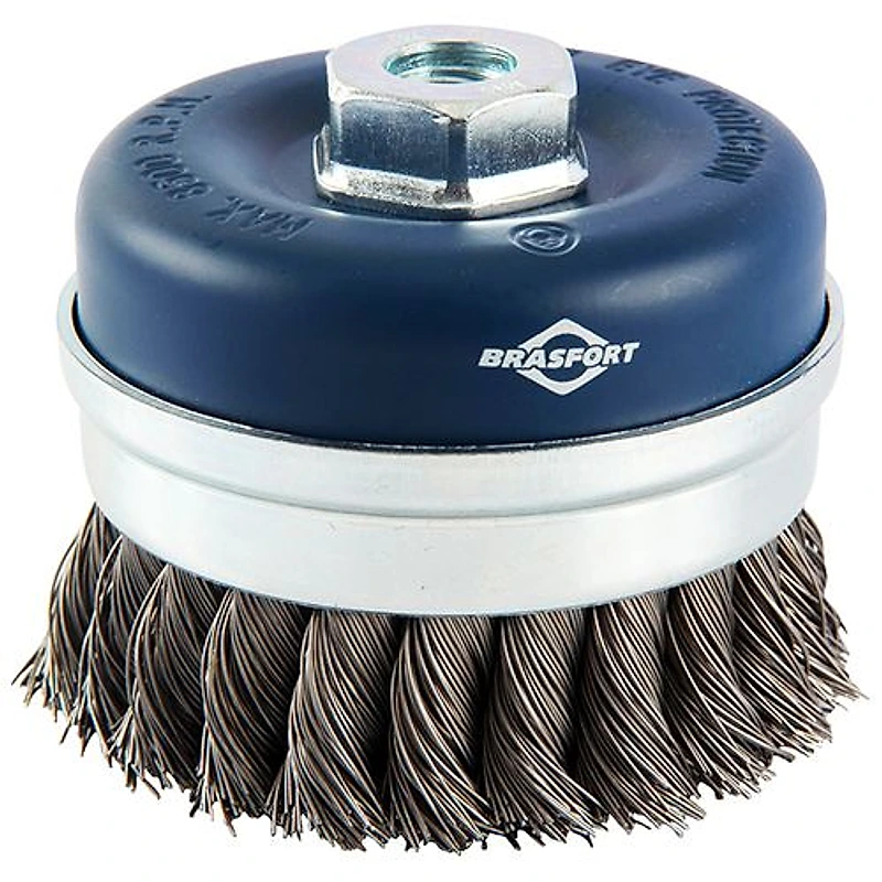 Escova de Aço Carbono Copo Trançado 65mm M14 Brasfort 7262 — Campinas