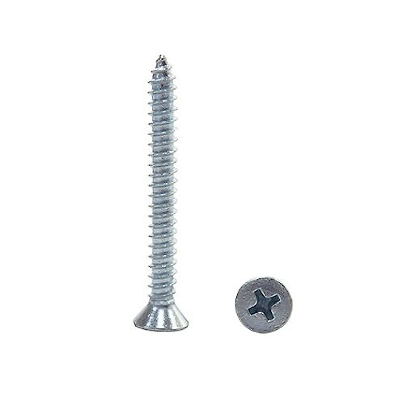 Parafuso Auto Atarraxante Cabeça Chata Phillips Zincado 4,2x38 (centena com 100 peças) 2110901 New-Fix — Campinas
