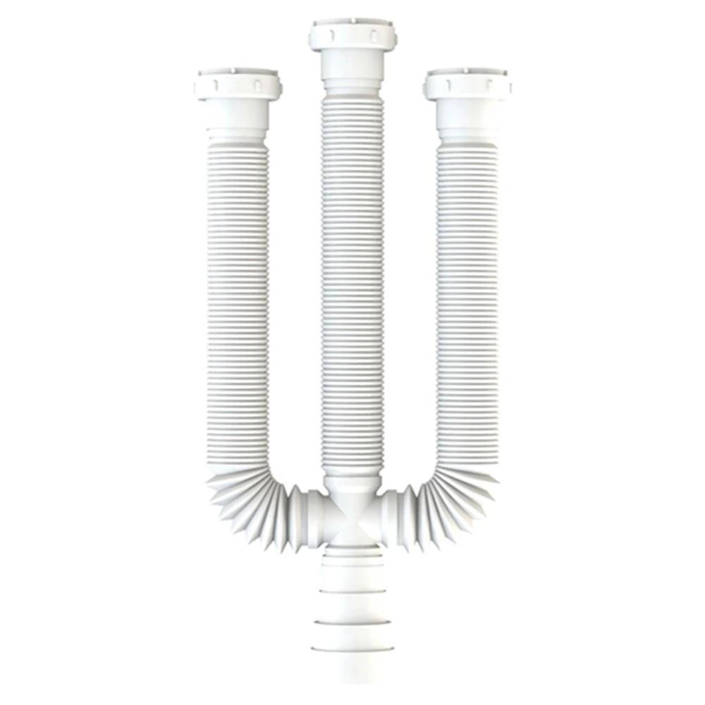 Sifao Pvc Flexivel Valeplast Branco Triplo Com Anel 01.222 — Campinas