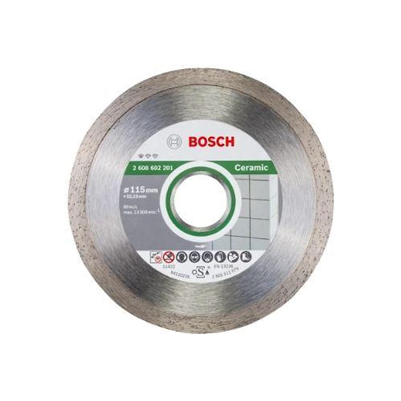 Disco Diamantado Contínuo Liso Standard for Ceramic 4.3/8" 110mm Bosch — Campinas