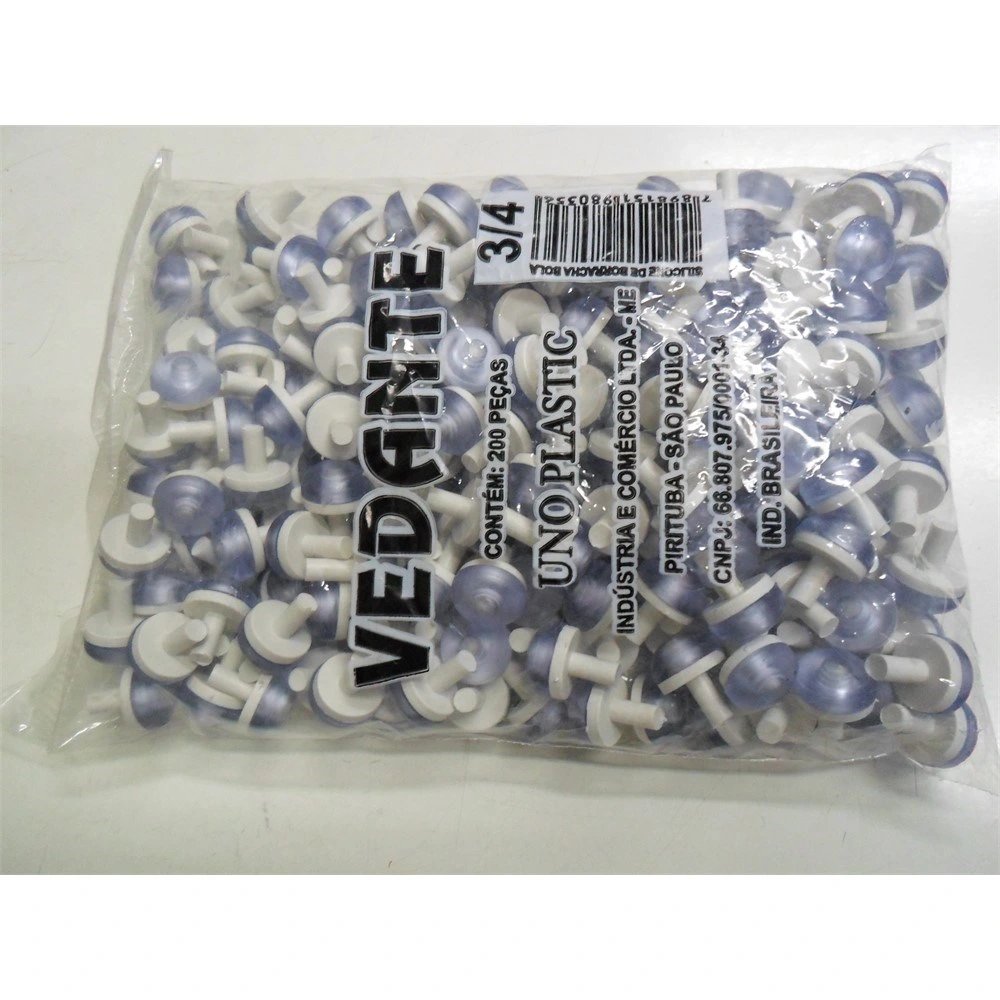 Vedante Pvc+silicone 3/4"unoplastic Bola 200pecas 35 — Campinas