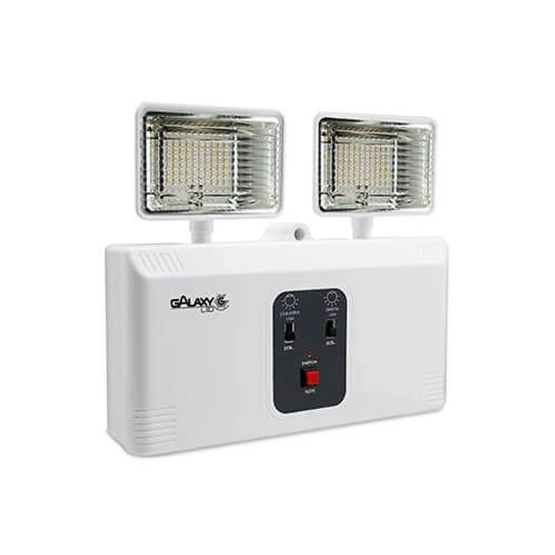 Luminária de Emergência 2 Faróis 1200 Lumens Bivolt Galaxy 1753 — Campinas