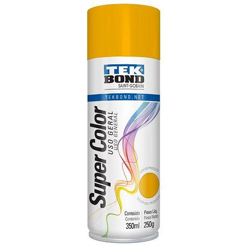 Tinta Spray Supercolor Uso Geral Laranja 350ml Tekbond Tek Bond — Campinas