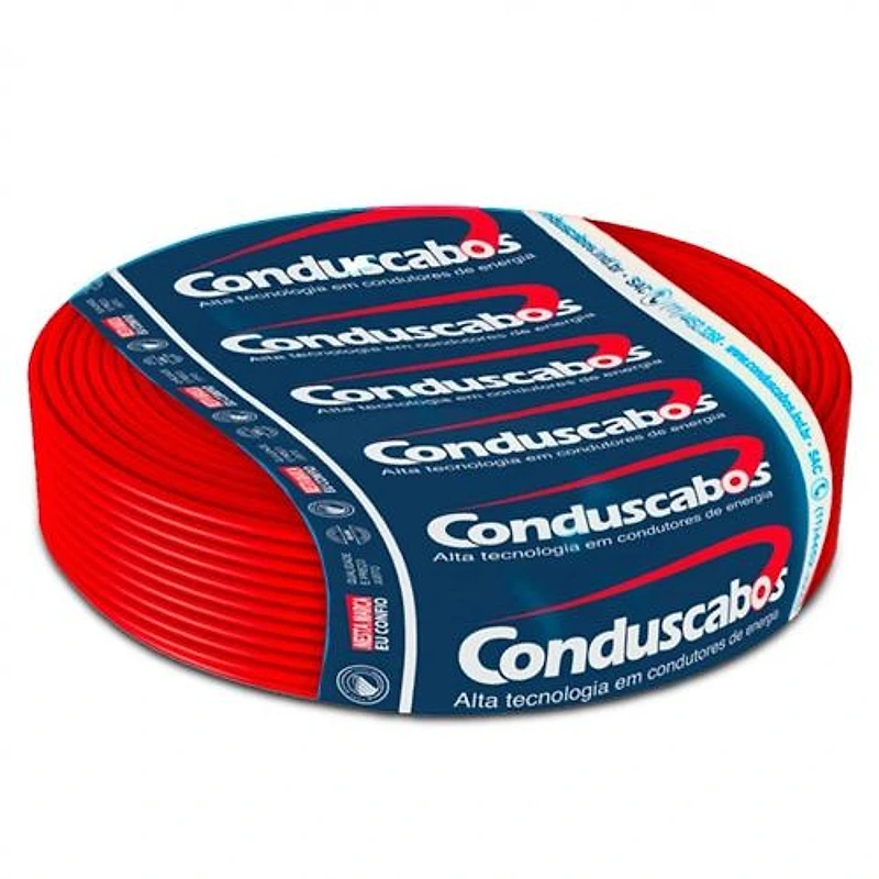 Cabo Flexível 1,5mm² Vermelho Rolo 100m Conduscabos — Campinas