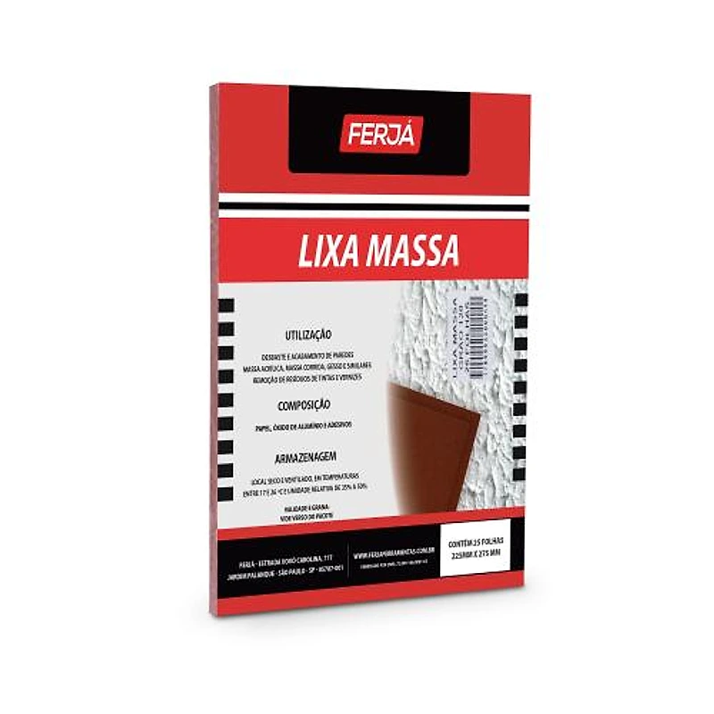 Lixa para Massa Grão 120 Ferja A-230 FL0LN0810 — Campinas