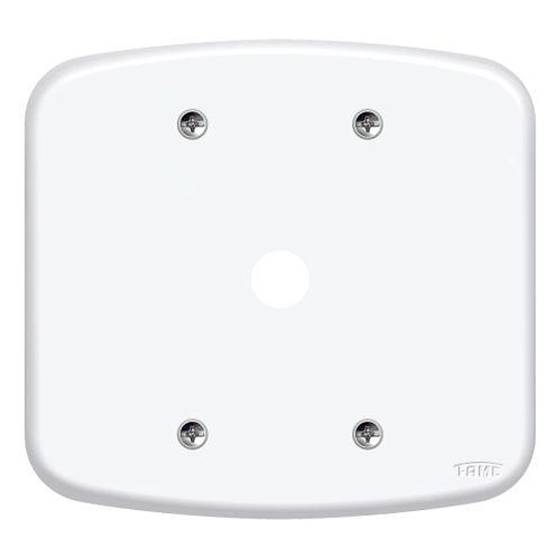Placa 4x4 Branca com Furo Central Série Blanc Fame — Campinas