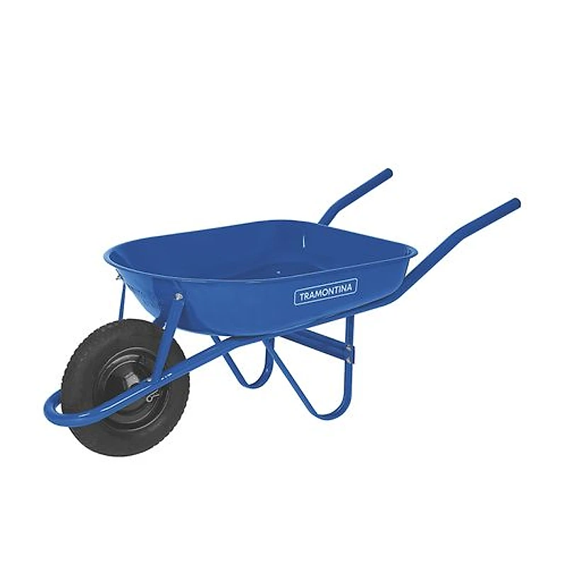 Carrinho de Mão 3.25x8 50 Litros Azul Tramontina — Campinas