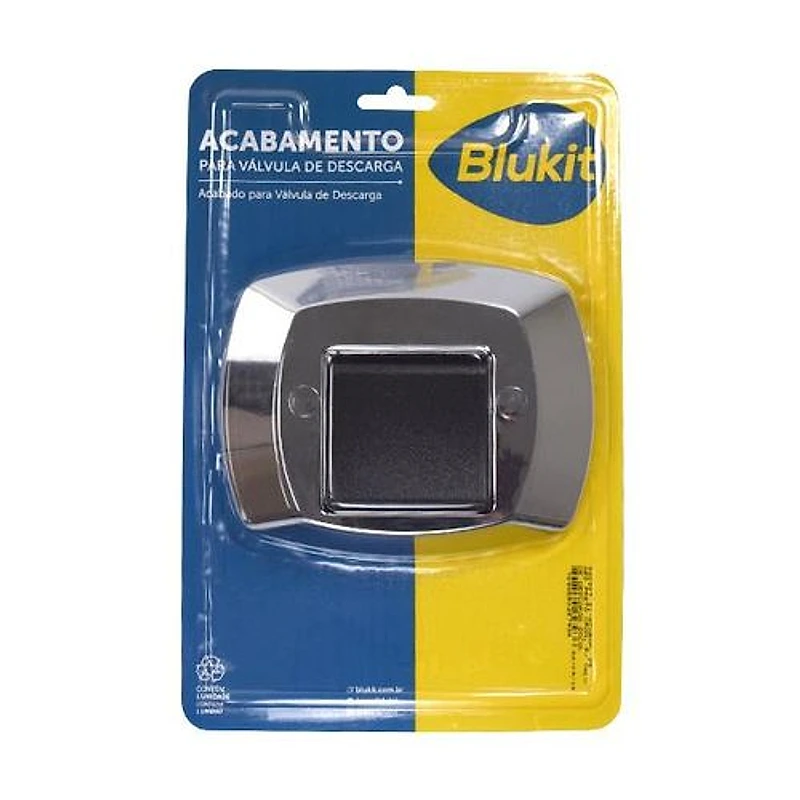Acabamento para Válvula de Descarga Cromado/Preto Blukit — Campinas