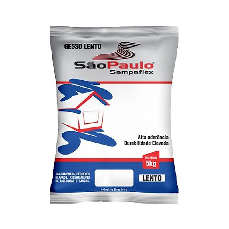 Gesso Lento 5kg Sampaflex — Campinas