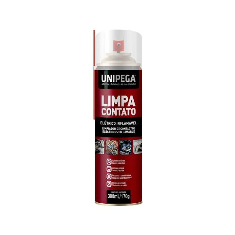 Limpa Contato Elétrico Spray 300ml Unipega — Campinas