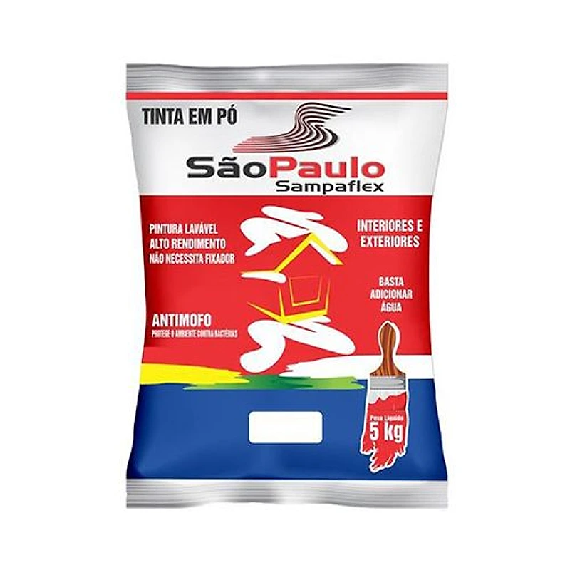 Tinta em Pó Sampaflex Verde Pote 5kg — Campinas