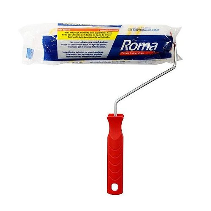 Rolo de Lã Sem Respingo 15cm com Garfo Roma — Campinas