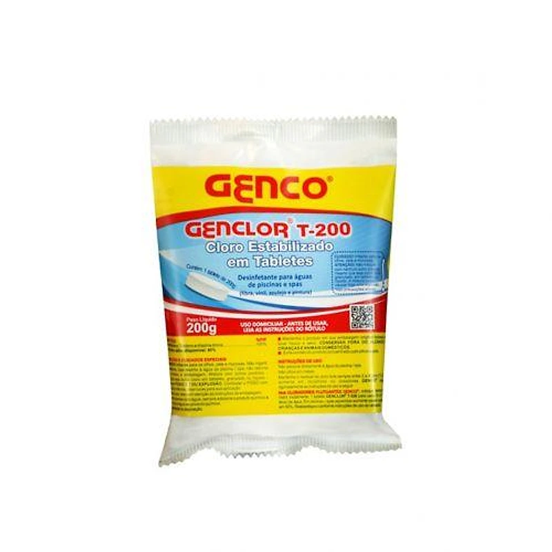 Cloro Tablete 200g Múltipla Ação 3 em 1 Genco 451008A — Campinas