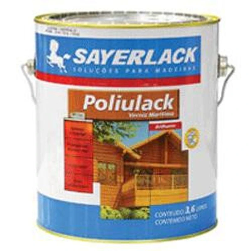 Verniz Marítimo Brilhante Transparente Galão 3,6L Poliulack — Campinas