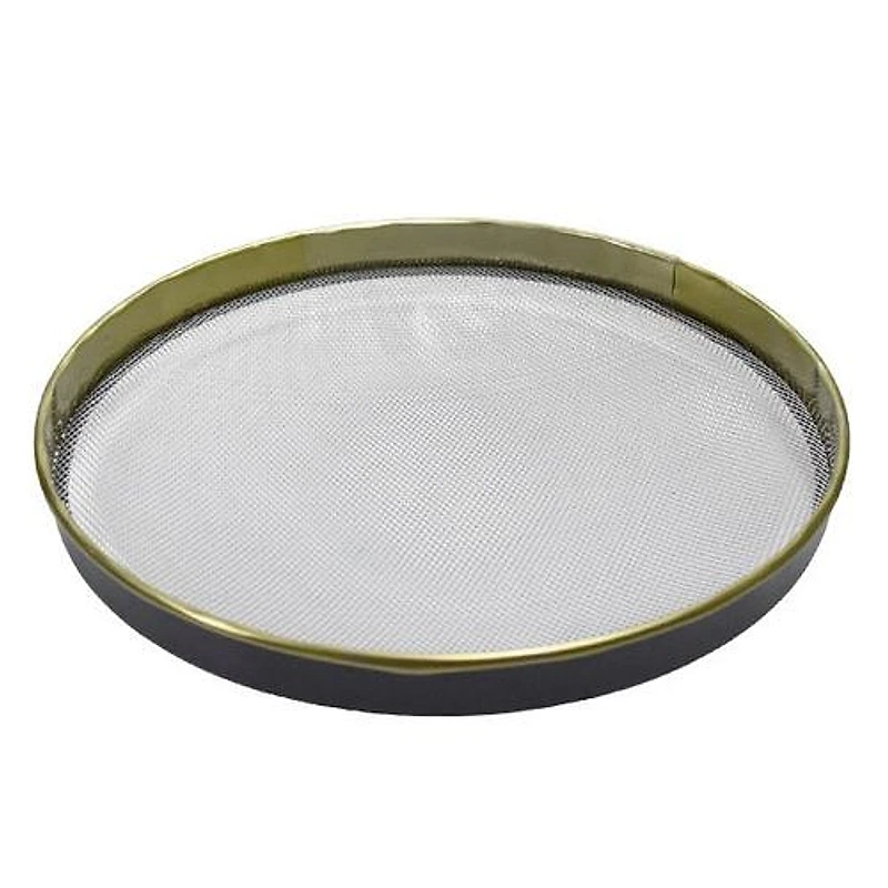 Peneira de Aço 30cm x 3cm para Arroz com Tela Expandida Vitória — Campinas