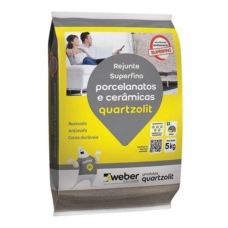 Rejunte para Porcelanato Ipê 5kg Quartzolit — Campinas