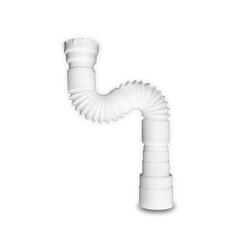 Sifão Plástico Flexível Branco com Anel PVC 72cm Grap — Campinas