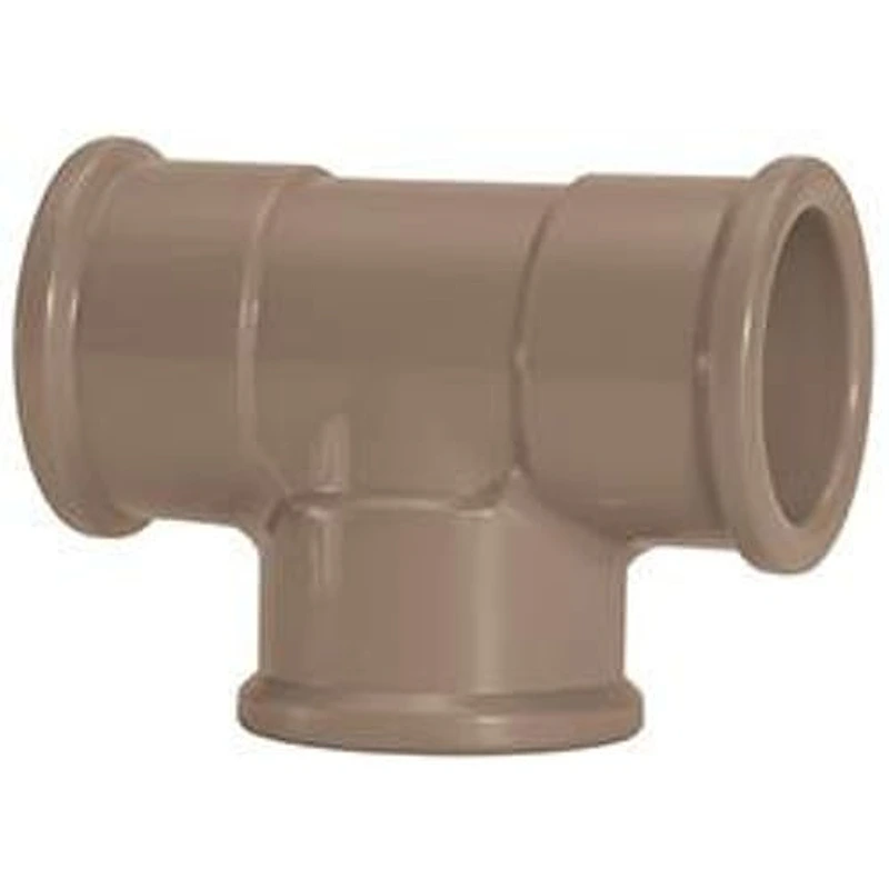 Tê de Redução Soldável 1" x 3/4" PVC Amanco — Campinas